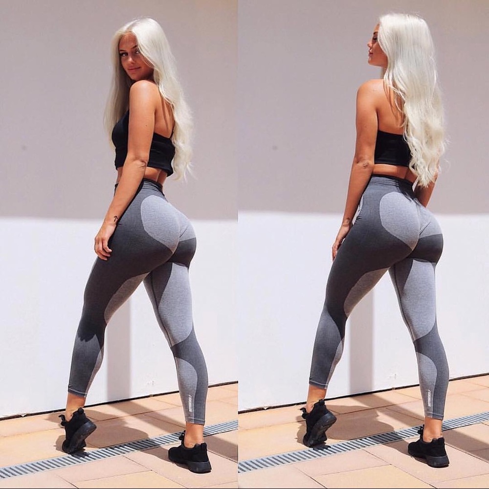 Doyoueven Seamless Gray Leggings Xs